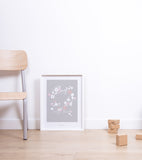 ANGEL - Affiche enfant - Couronne de fleurs