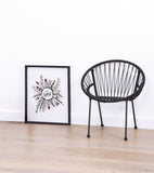 BOHO - Affiche enfant - Plumes et feuilles