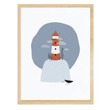 WILD ISLAND - Affiche enfant - Le phare