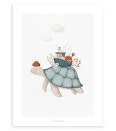 LOTAN - Affiche enfant - La tortue