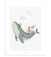 LOTAN - Affiche enfant - La baleine