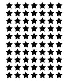 MINIMA - Stickers muraux - 70 Étoiles