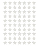 MINIMA - Stickers muraux - 70 Étoiles gris clair