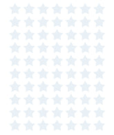 MINIMA - Stickers muraux - 70 Étoiles bleu clair