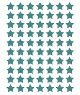MINIMA - Stickers muraux - 70 Étoiles bleu canard