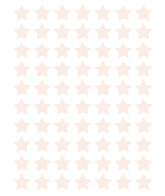 MINIMA - Stickers muraux - 70 Étoiles rose pâle