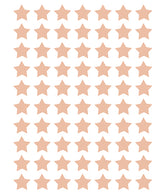MINIMA - Stickers muraux - 70 Étoiles rose orangé