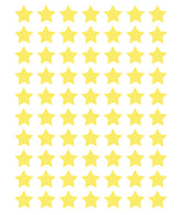 MINIMA - Stickers muraux - 70 Étoiles jaunes soleil