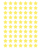 MINIMA - Stickers muraux - 70 Étoiles jaunes