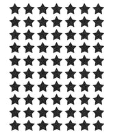 MINIMA - Stickers muraux - 70 Étoiles glitter noir