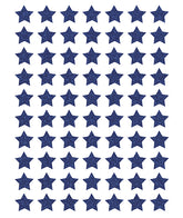MINIMA - Stickers muraux - 70 Étoiles glitter bleu