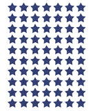MINIMA - Stickers muraux - 70 Étoiles glitter bleu
