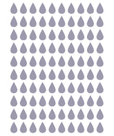 MINIMA - Stickers muraux - 100 gouttes violette