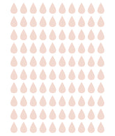 MINIMA - Stickers muraux - 100 gouttes rose