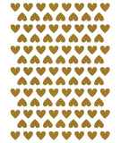 MINIMA - Stickers muraux - 98 coeurs