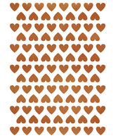 MINIMA - Stickers muraux - 98 coeurs rouge