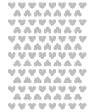 MINIMA - Stickers muraux - 98 coeurs