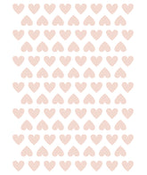 MINIMA - Stickers muraux - 98 coeurs rose