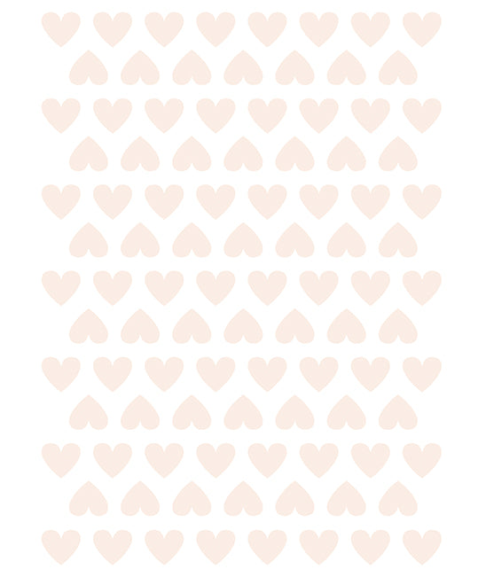 MINIMA - Stickers muraux - 98 coeurs