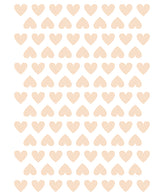MINIMA - Stickers muraux - 98 coeurs rose chair