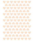 MINIMA - Stickers muraux - 98 coeurs