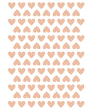MINIMA - Stickers muraux - 98 coeurs