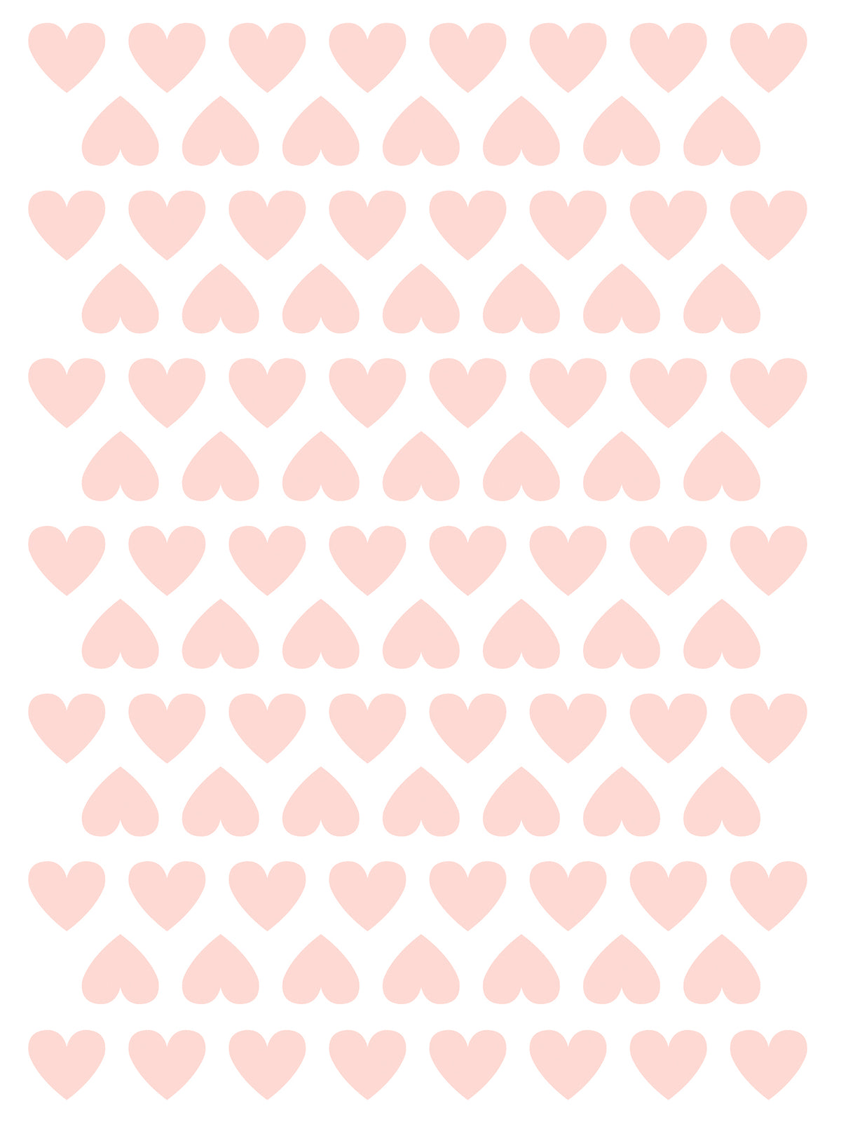 MINIMA - Stickers muraux - 98 coeurs