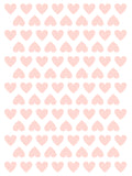 MINIMA - Stickers muraux - 98 coeurs