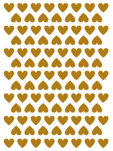 MINIMA - Stickers muraux - 98 coeurs