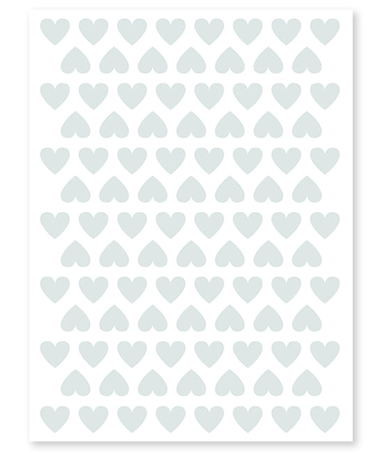 MINIMA - Stickers muraux - 98 coeurs