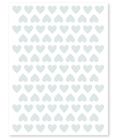 MINIMA - Stickers muraux - 98 coeurs