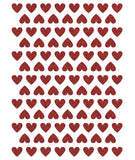 MINIMA - Stickers muraux - 98 coeurs