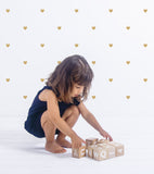 MINIMA - Stickers muraux - 98 coeurs argent