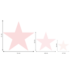 MINIMA - Stickers muraux - Mixe étoiles