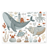 LOTAN - Stickers muraux - Fonds marins