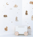 CLOUDY TALES - Stickers muraux - Animaux endormis