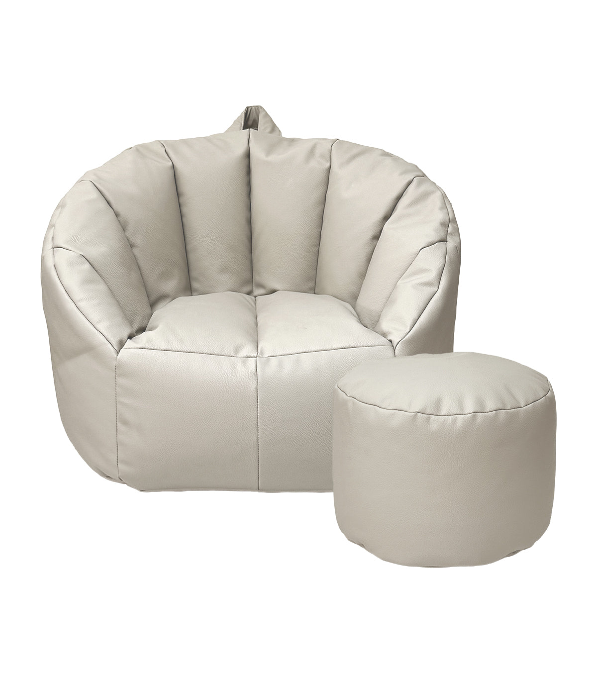 Fauteuil + repose pied enfant – Design ergonomique et pratique - gris