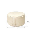 Pouf (M) enfant confortable – Compact et pratique - beige