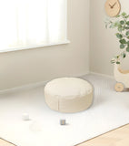 Pouf (L) enfant confortable – Compact et pratique - crème