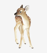 OH DEER - Grand sticker - Faon vintage