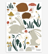 FOREST HAPPINESS - Stickers muraux - Animaux de la forêt