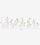 CHAMOMILE - Stickers muraux - Fleurs de camomille