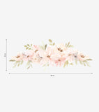 APPOLINE - Grand sticker - Composition florale (aquarelle)