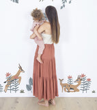 TANZANIA - Stickers muraux - Gazelles, fleurs et feuilles