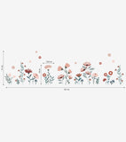 OCEAN FIELD - Stickers muraux - Fleurs de l'océan