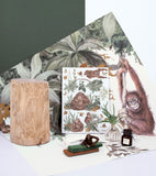 UTAN - Stickers muraux - Singes et plantes