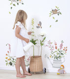 QUEYRAN - Grands stickers - Fleurs sauvages