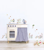 QUEYRAN - Stickers muraux - Jolies fleurs