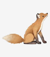 FOREST - Grand sticker - Renard vintage