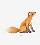 FOREST - Grand sticker - Renard vintage